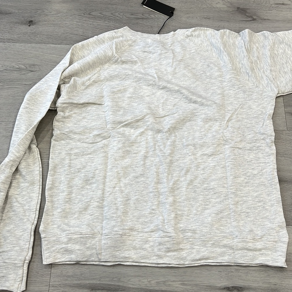 Revolve MONROW Vintage Raglan With Faded Stars in Ash & Blue Stars - Picture 5 of 5